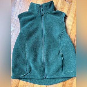 Women’s Large LL Bean Fleece Vest with Fidelity Logo